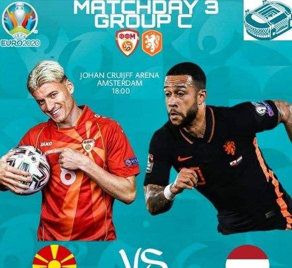 荷兰VS北马其顿，荷兰vs北马其顿哪个台直播！
