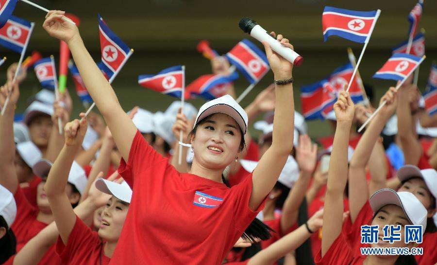朝鲜美女啦啦队，朝鲜美女啦啦队参加2022年北京冬奥会冯！