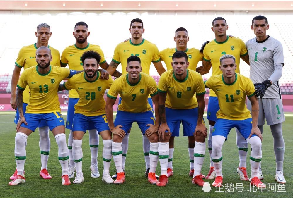 奥运男足巴西夺金，巴西晋级奥运男足决赛！
